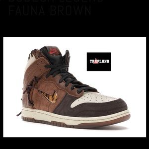 NIKE DUNK HIGH BODEGA LEGEND FAUNA BROWN